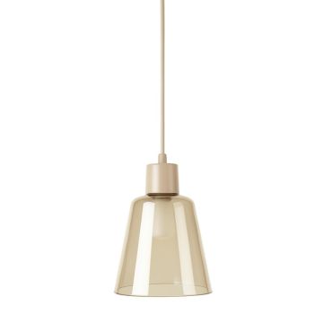 Harbor Crest Pendant Light Suspended From One Plain Cable - Beige