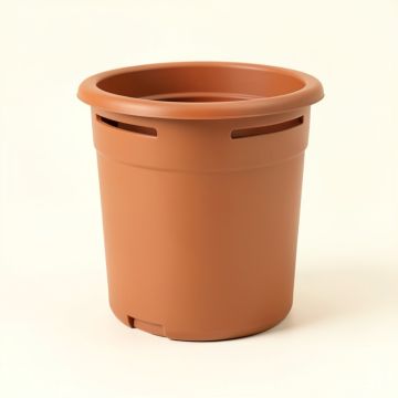 River Crest Closed Garden Compost Bin - Terracotta (synthetic illustration; no displayed measurements)