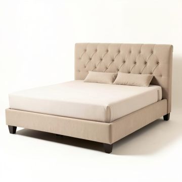 Jacorrion Queen Tufted Upholstered Low Profile Standard Bed (synthetic illustration; no displayed measurements)