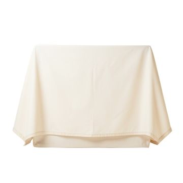 Laurel Bend Flat Bed Sheet - Ivory