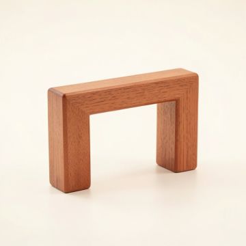 Field Bridge Cabinet Handle Without Packaging - Terracotta (synthetic illustration; no displayed measurements)