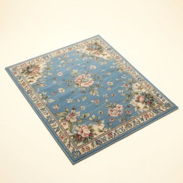 Sorrels Floral Blue Area Rug (synthetic illustration; no displayed measurements)