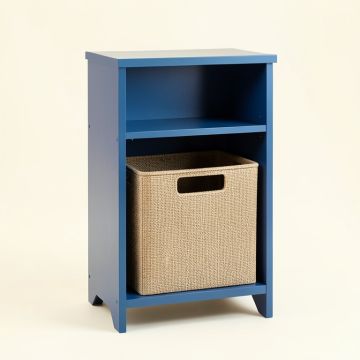 Glen Dell Freestanding Pull-Out Hamper Cabinet - Blue (synthetic illustration; no displayed measurements)