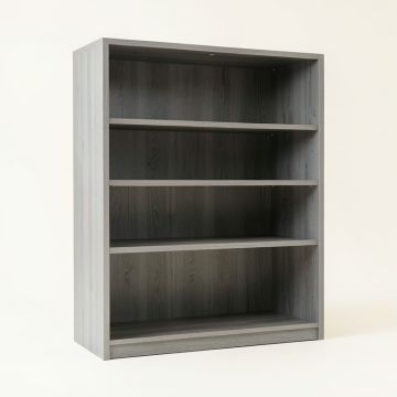 Ridge Brook Freestanding Bookcase - Gray (synthetic illustration; no displayed measurements)