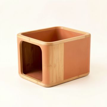 River Falls Empty Furniture-Style Litter Enclosure - Terracotta (synthetic illustration; no displayed measurements)