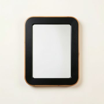 Clay Branch Framed Wall Mirror - Black (synthetic illustration; no displayed measurements)