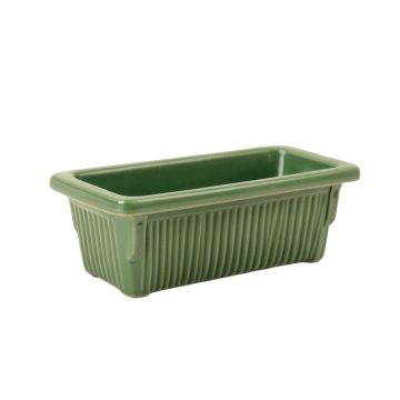 Brook Brook Empty Railing Planter With Integral Brackets - Green