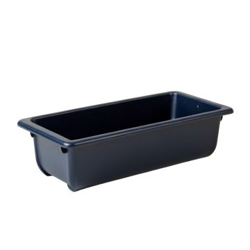 Cove Crossing Empty Railing Planter With Integral Brackets - Navy