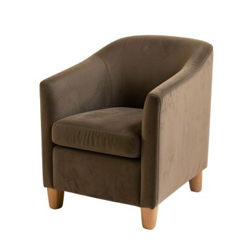 Leominster 28 '' Wide Polyester Swivel Barrel Chair