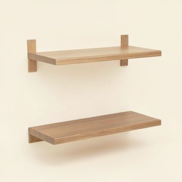 2 Piece Wall Shelf Set (synthetic illustration; no displayed measurements)