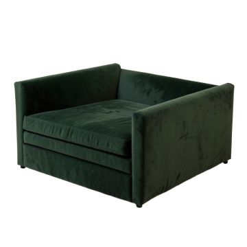 Rushmore 84 '' Velvet Recessed Arm Sleeper