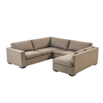 Pepperidge 119 '' Wide Left Hand Facing Modular Corner Sectional