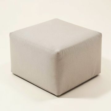 Mika 16 '' Wide Square Pouf Ottoman (synthetic illustration; no displayed measurements)