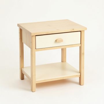 Aspen Canyon Nightstand - Cream (synthetic illustration; no displayed measurements)