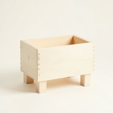 Birch Bluff Empty Raised Planter - Ivory (synthetic illustration; no displayed measurements)