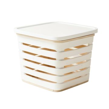 Harbor Branch Laundry Hamper - White