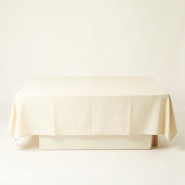 Cove Bridge Flat Bed Sheet - Ivory (synthetic illustration; no displayed measurements)