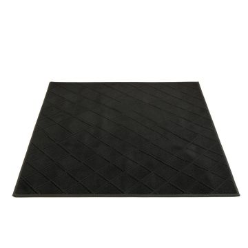 Linden Arc Rectangular Area Rug - Black