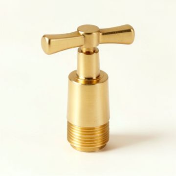 Purist Pressure Balancing Valve Trim With Cross Handle (synthetic illustration; no displayed measurements)
