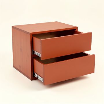 Moss Falls Under-Desk Drawer Unit - Terracotta (synthetic illustration; no displayed measurements)