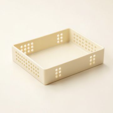 Bay Crossing Empty Under-Desk Cable Tray - Ivory (synthetic illustration; no displayed measurements)