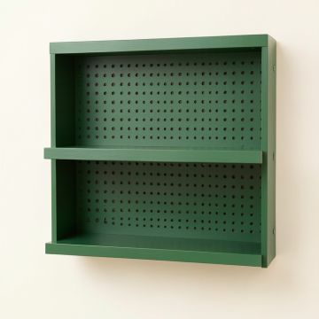 Pine Arc Empty Wall-Mounted Tool Organizer Panel (synthetic illustration; no displayed measurements)