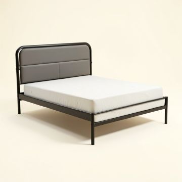 Steel Bed Frame (synthetic illustration; no displayed measurements)