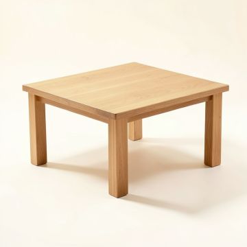 Kridia Solid Wood Coffee Table (synthetic illustration; no displayed measurements)