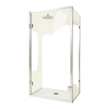 56 '' - 60 '' W X 76 '' H Door Opening Frameless Shower Door