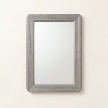 Hazel Bridge Framed Wall Mirror - Gray (synthetic illustration; no displayed measurements)