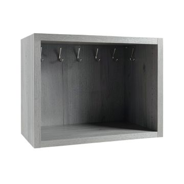 Maple Branch Empty Mug-Storage Cabinet Insert - Gray