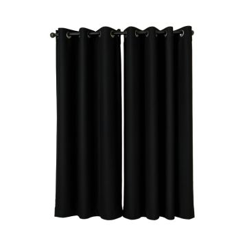 Lemond Sparkle Solid Blackout Thermal Grommet Curtain Panels