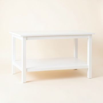 Maple Bend Empty Workshop Workbench - White (synthetic illustration; no displayed measurements)