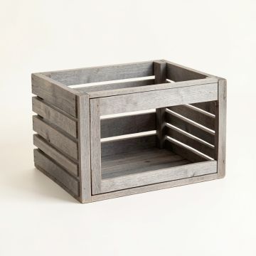 River Dell Empty Furniture-Style Pet Crate - Gray (synthetic illustration; no displayed measurements)