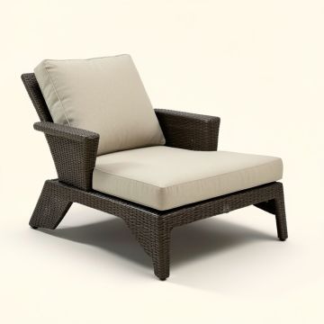 Waterbury Sectional Patio Chair With Cushions (synthetic illustration; no displayed measurements)
