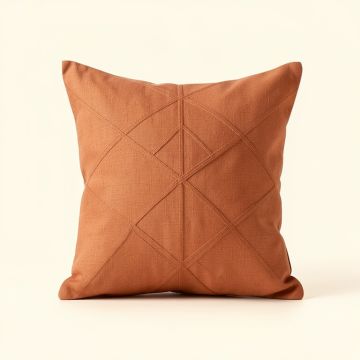 Pine Bluff Filled Accent Pillow - Terracotta (synthetic illustration; no displayed measurements)