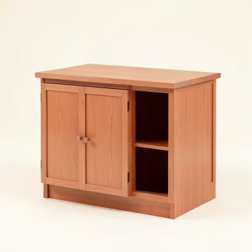 Holly Bluff Freestanding Laundry Folding Counter - Terracotta (synthetic illustration; no displayed measurements)