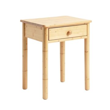 Vale Bend Side Table - Beige