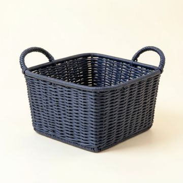 Brook Bend Empty Storage Basket - Navy (synthetic illustration; no displayed measurements)
