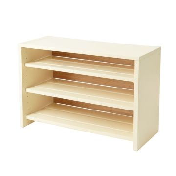 Summit Crest Shoe Storage Bench - Cream