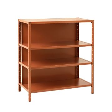 Clay Crest Empty Seed-Starting Shelving Unit Without Lights - Terracotta