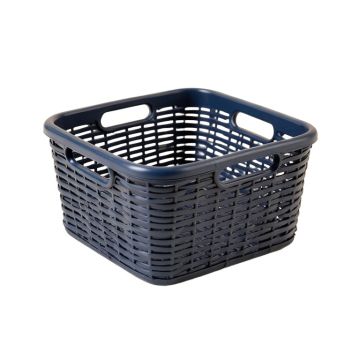 Olive Bend Empty Storage Basket - Navy