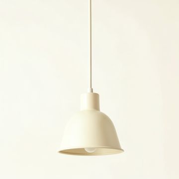 Maple Canyon Pendant Light Suspended From One Plain Cable - Ivory (synthetic illustration; no displayed measurements)