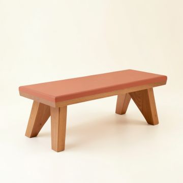 Cove Dale Indoor Bench - Terracotta (synthetic illustration; no displayed measurements)