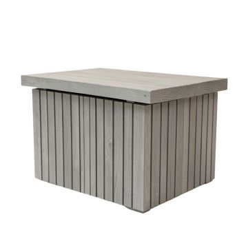 Rowan Bend Closed Outdoor Storage Box - Gray