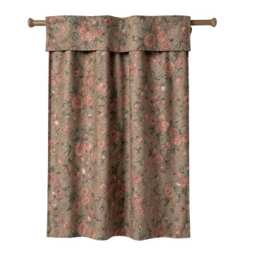 Hilliard Floral Room Darkening Thermal Rod Pocket Curtain Panels