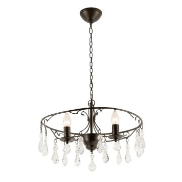 Birchley 2-Light Crystal Chandelier
