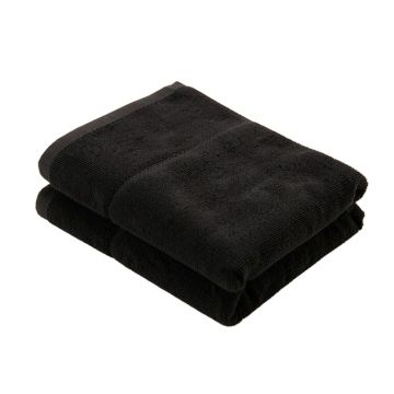 Bay Bluff Bath Towel - Black (synthetic illustration; no displayed measurements)