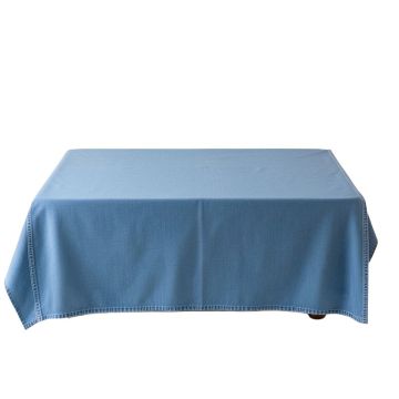 Vale Edge Flat Bed Sheet - Blue