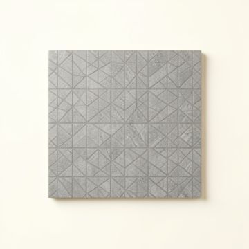 River Bluff Uninstalled Square Decorative Tile - Gray (synthetic illustration; no displayed measurements)